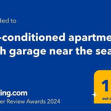 Appartement climatisé avec garage, près de la mer. Niza Exterior foto